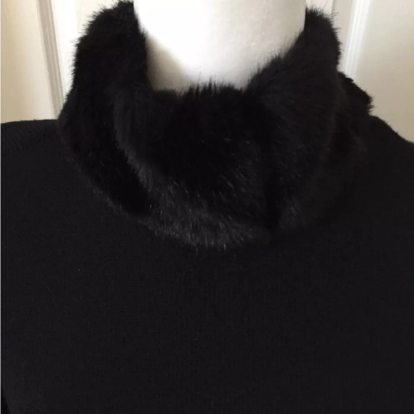 Vintage Dana Buchman Faux Fur Sweater Size S. - Picture 10 of 11